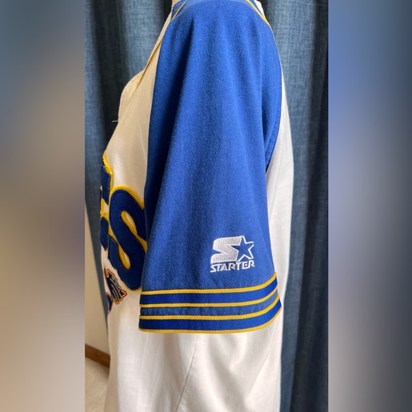 Vintage 1995-96 Season St. Louis Blue’s Hockey STARTER Shirt size L - Picture 4 of 8